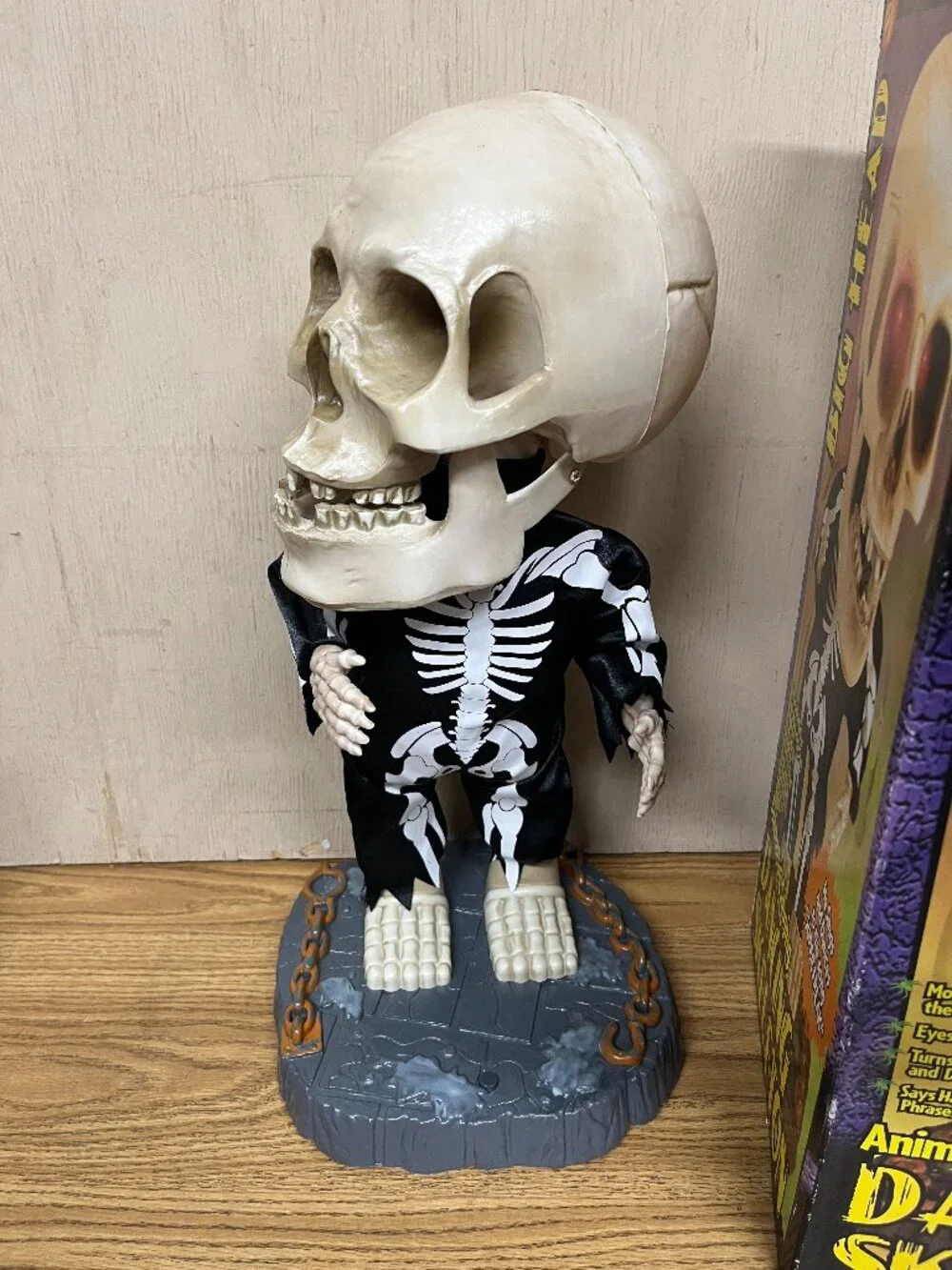 Super Freak Dancing Singing Skeleton Gemmy Halloween Decor Animated